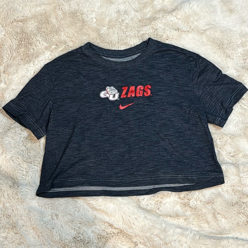 Gonzaga University Nike Women’s Athletic Crop Top Short-Sleeve